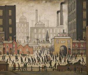 L S Lowry's Coming From the Mill